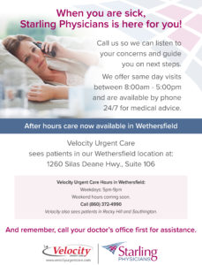 After Hours Care Now in Wethersfield - Starling Physicians