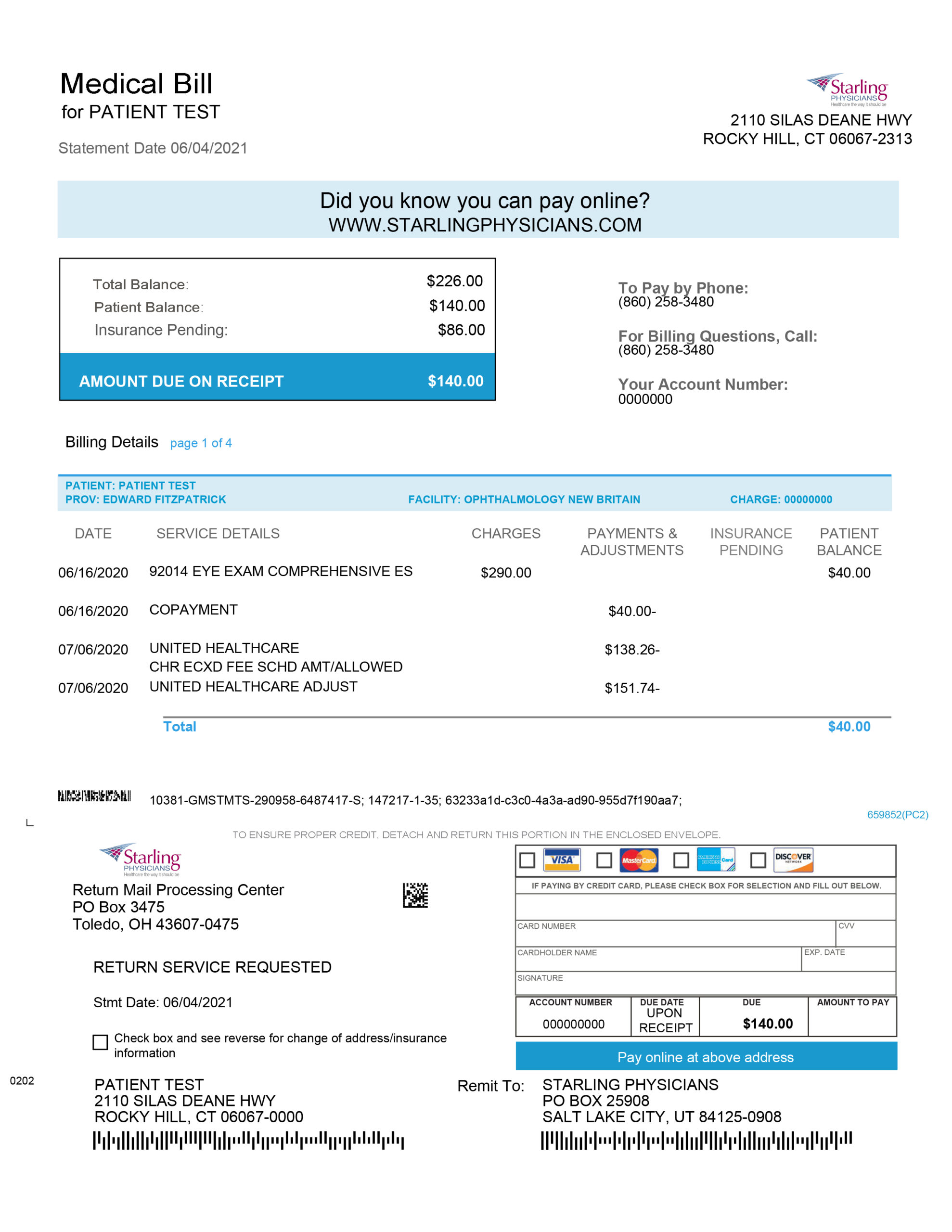 Improvements in Patient Billing - Starling Physicians